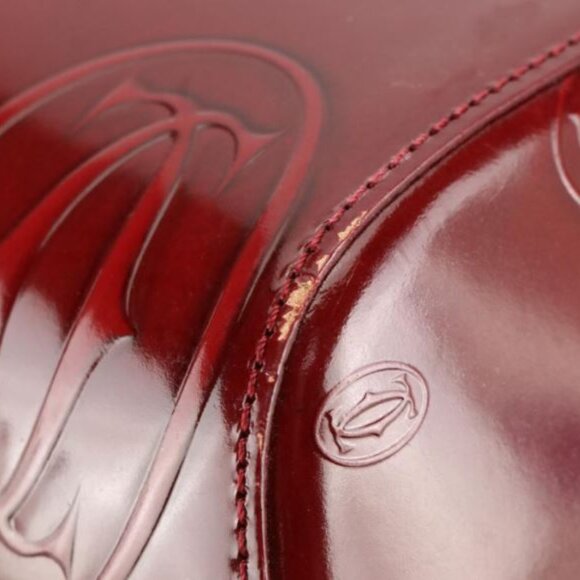 Cartier Happy Birthday Backpack Purse Monogram Patent Leather with Box - Picture 5 of 15